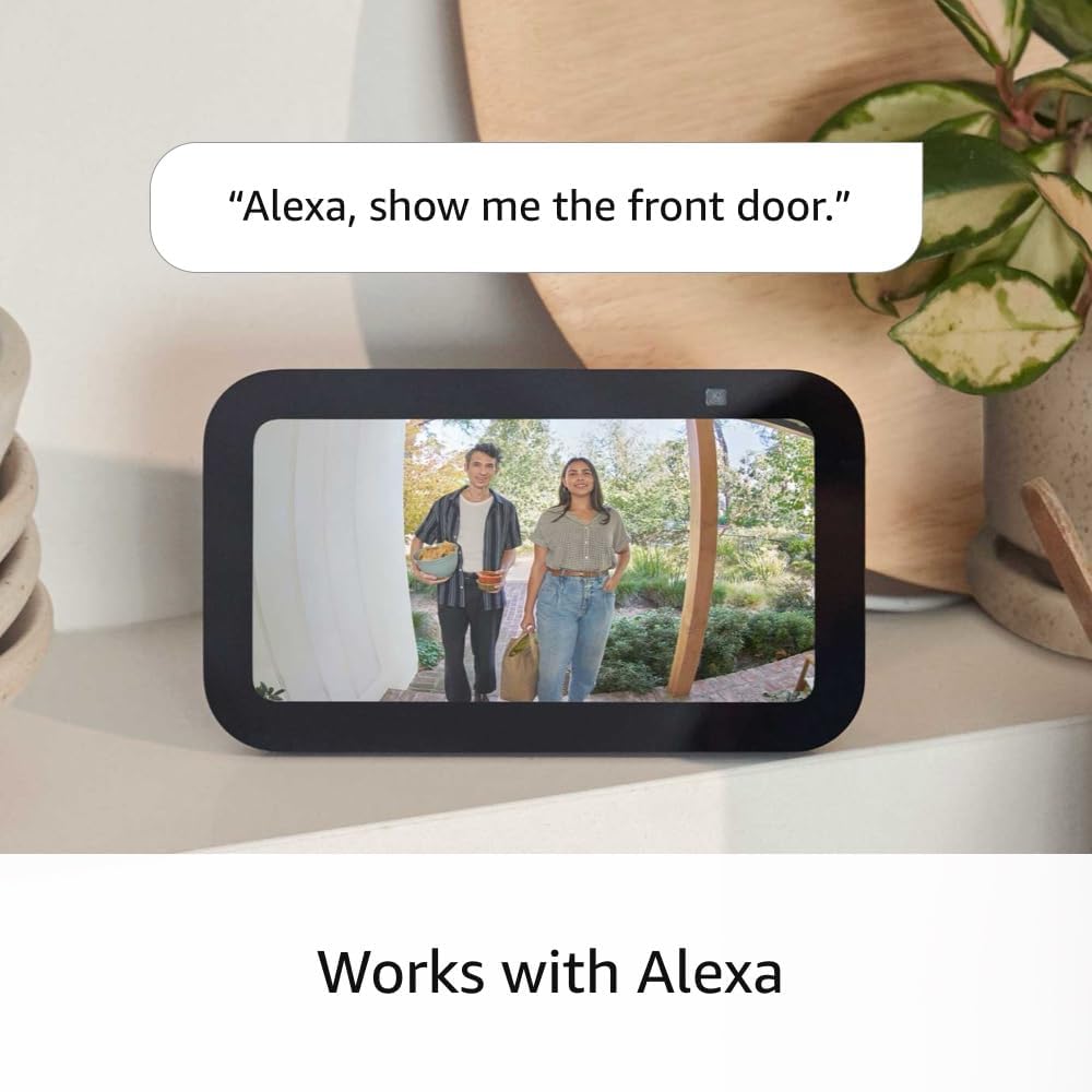 All-New  Battery Doorbell, Head-To-Toe Video, Live View with Two-Way Talk, and Motion Detection & Alerts (2024 Release), Satin Nickel