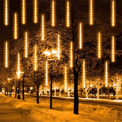 EU/US Christmas Tree Decorations LED Meteor Shower Light Fairy Light 1/2/3/4 Set Street Garlands Decor for Outdoor New Year Xmas